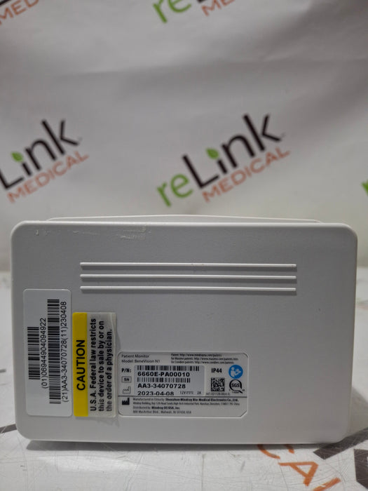 Mindray Benevision N1 Nellcor Transport Monitor
