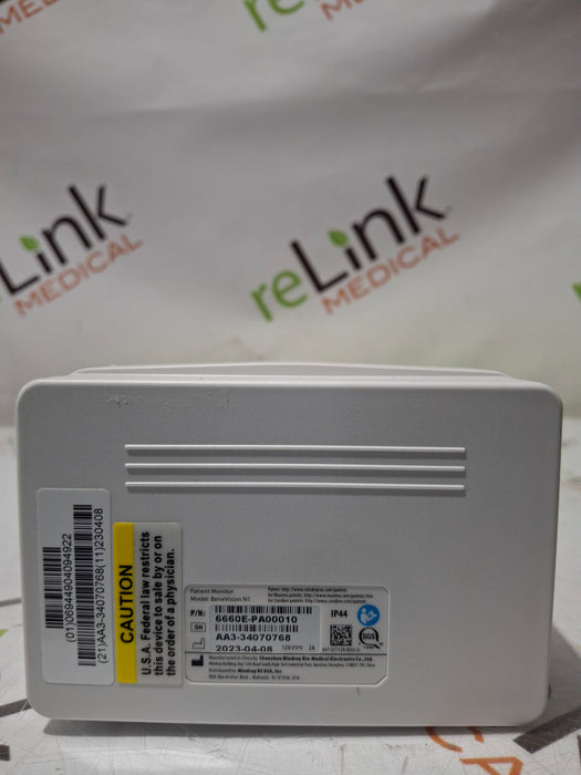 Mindray Benevision N1 Nellcor Transport Monitor