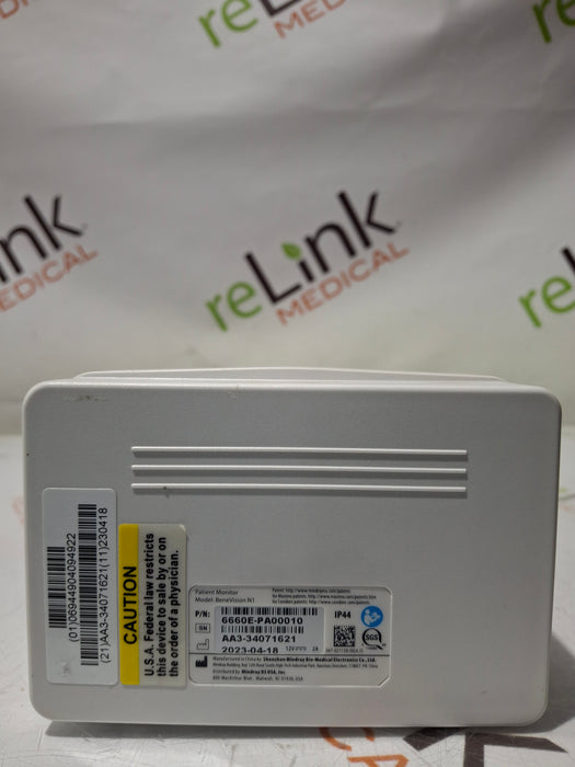 Mindray Benevision N1 Nellcor Transport Monitor