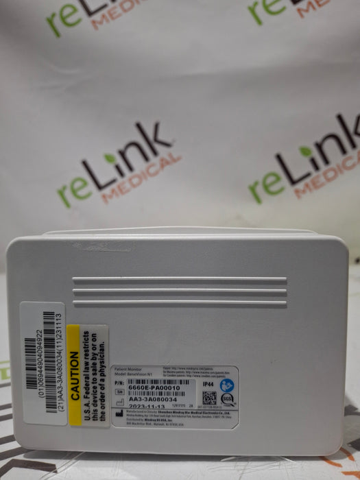 Mindray Benevision N1 Nellcor Transport Monitor