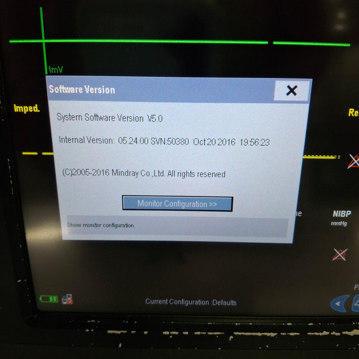 Mindray Passport 8 Patient Monitor