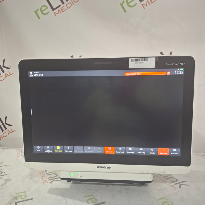 Mindray Mindray Benevision N17 Patient Monitor Patient Monitors reLink Online
