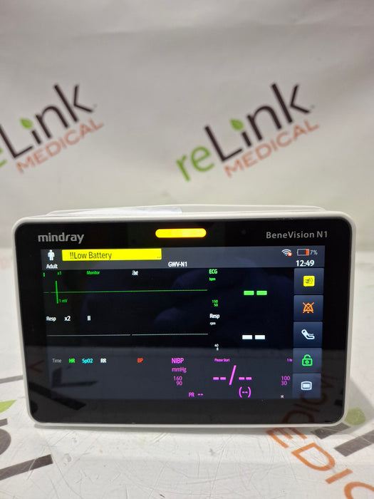 Mindray Benevision N1 Nellcor Transport Monitor