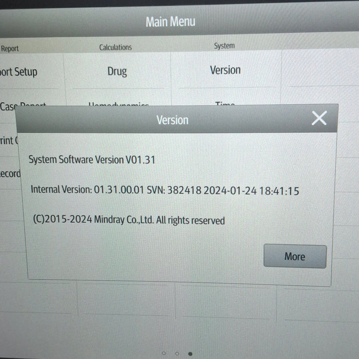 Mindray Benevision N17 Patient Monitor
