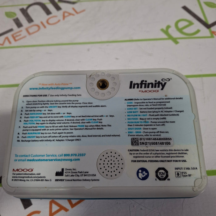 Moog Medical Enteralite Infinity Enteral Feeding Pump
