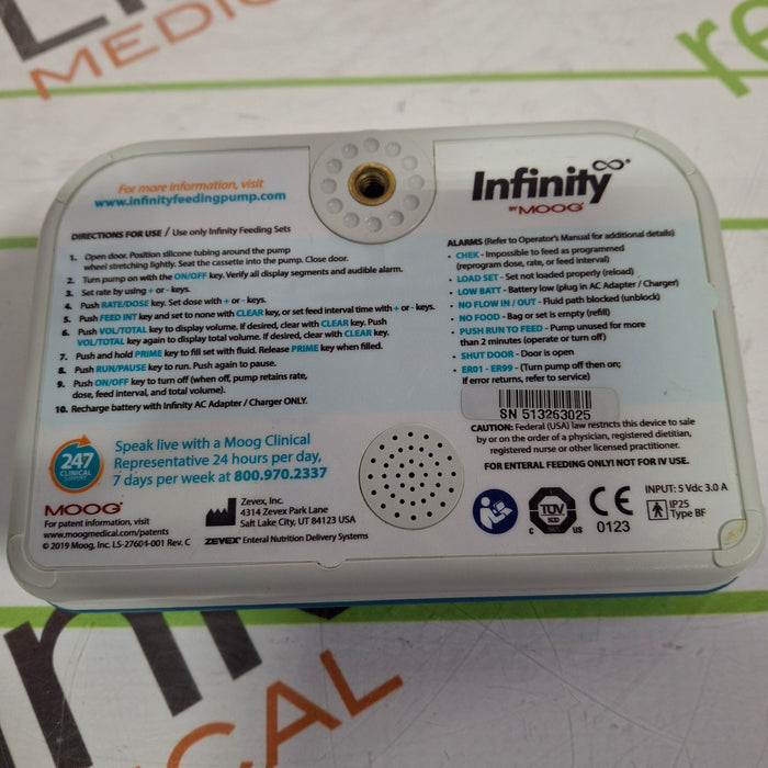 Moog Medical Infinity Enteral Feeding Pump