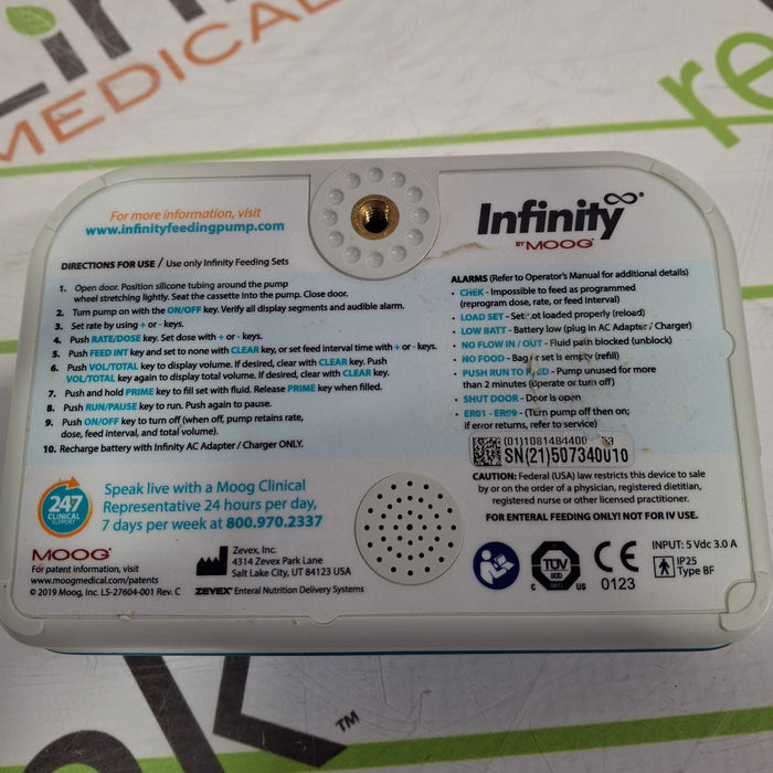 Moog Medical Infinity Enteral Feeding Pump