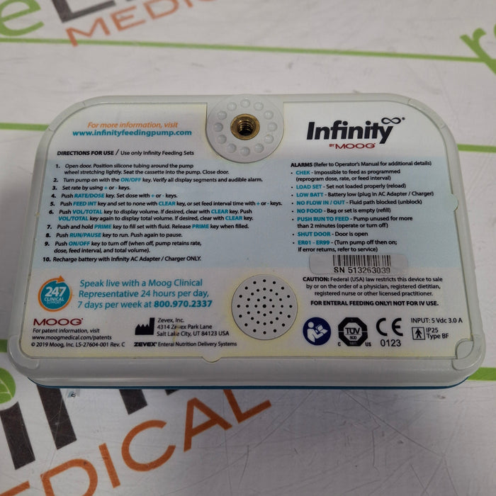Moog Medical Infinity Enteral Feeding Pump
