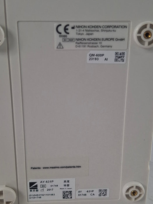Nihon Kohden AY-631P Multi-Parameter Module
