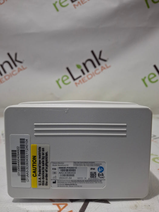 Mindray Benevision N1 Nellcor Transport Monitor