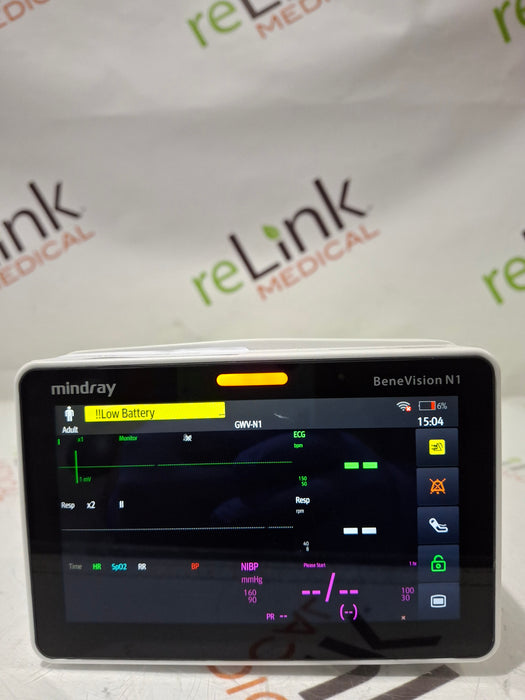 Mindray Benevision N1 Nellcor Transport Monitor