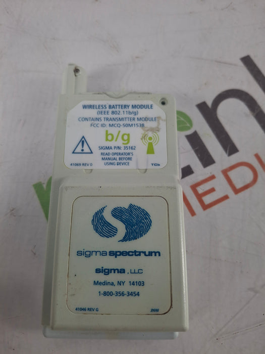 Baxter Sigma Spectrum 35162 B/G Battery