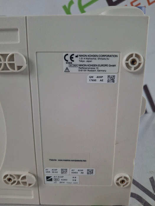 Nihon Kohden AY-633P Lifescope Patient Bedside Module