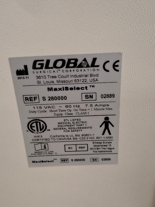 Global Surgical Corporation MaxiSelect Exam Chair