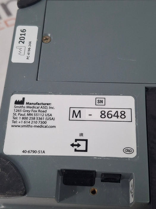 Smiths Medical Medfusion 3500 Version 5 Syringe Infusion Pump