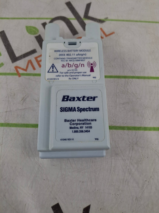 Baxter Sigma Spectrum 35195 A/B/G/N Battery