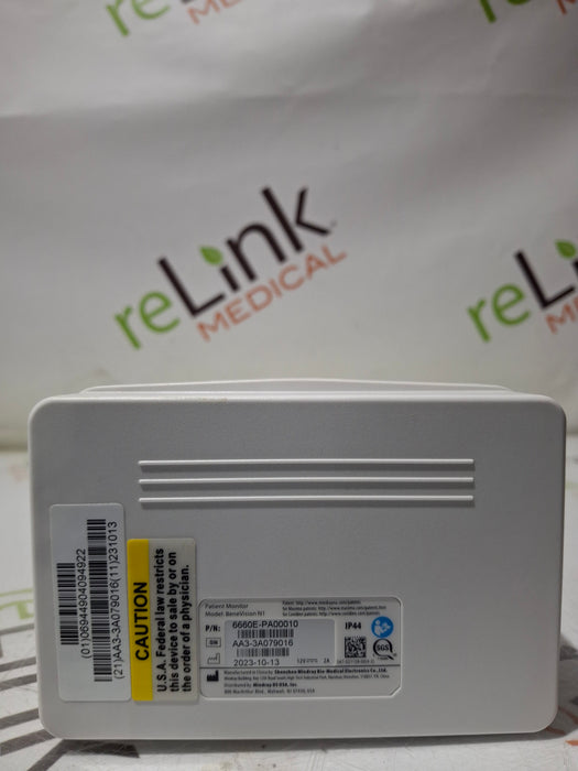 Mindray Benevision N1 Nellcor Transport Monitor