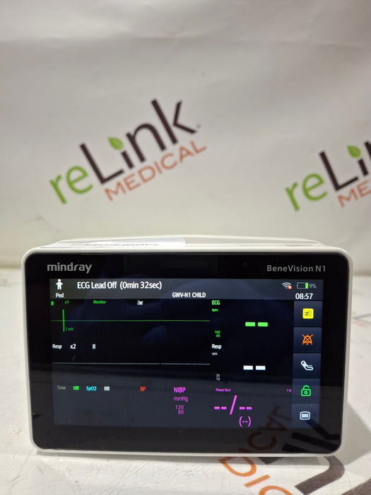Mindray Benevision N1 Nellcor Transport Monitor