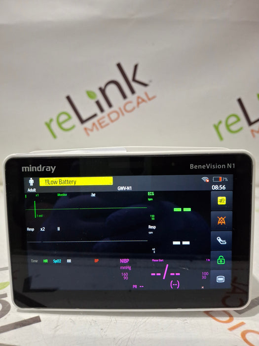 Mindray Benevision N1 Nellcor Transport Monitor