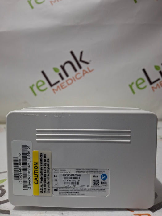 Mindray Benevision N1 Nellcor Transport Monitor