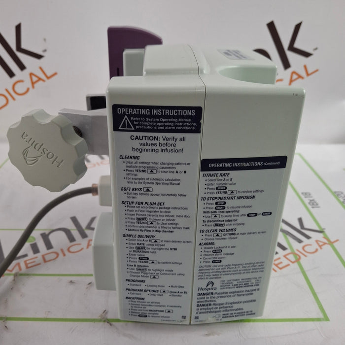 Hospira Plum A+ Infusion Pump