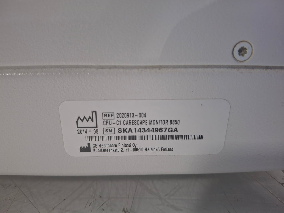 GE Healthcare Carescape B850 CPU Unit