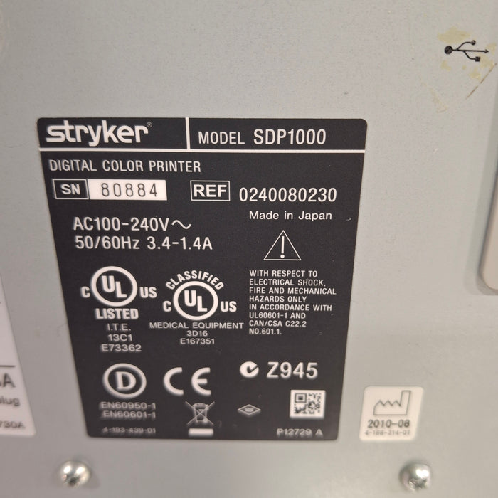 Stryker SDP1000 Digital Color Printer