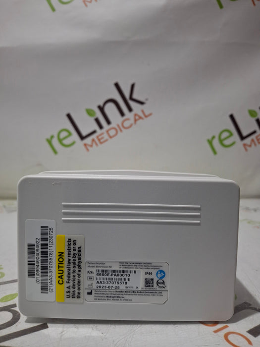 Mindray Benevision N1 Nellcor Transport Monitor