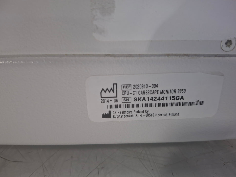 GE Healthcare Carescape B850 CPU Unit