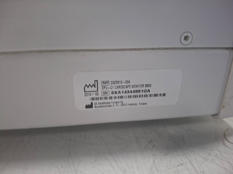GE Healthcare Carescape B850 CPU Unit