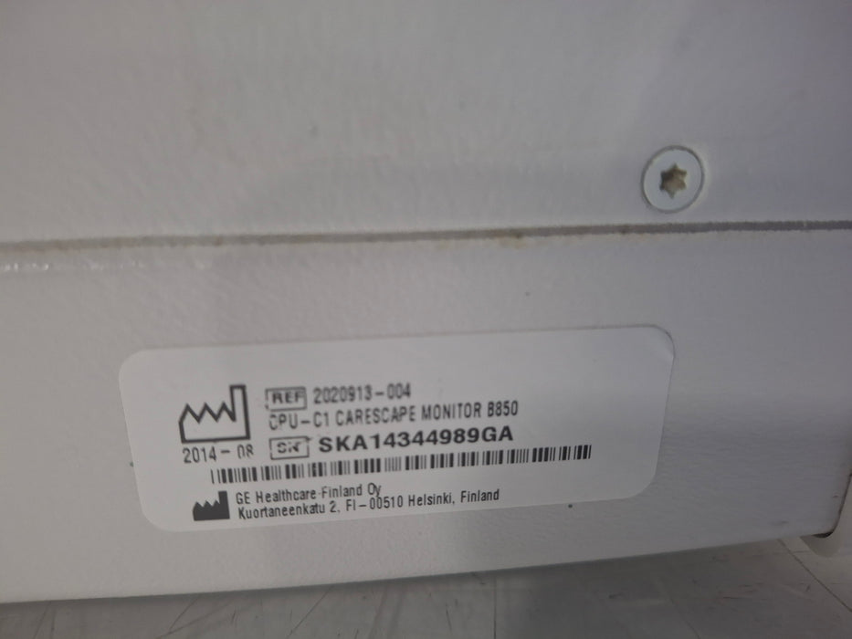 GE Healthcare Carescape B850 CPU Unit