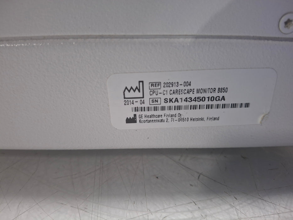 GE Healthcare Carescape B850 CPU Unit