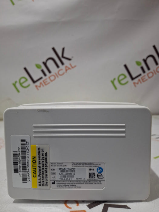 Mindray Benevision N1 Nellcor Transport Monitor