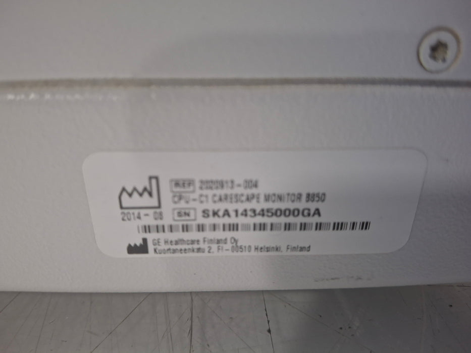 GE Healthcare Carescape B850 CPU Unit