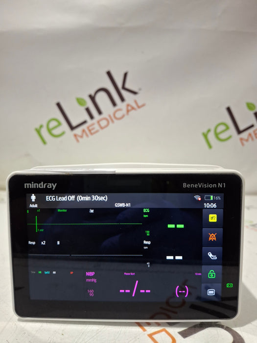 Mindray Benevision N1 Nellcor Transport Monitor
