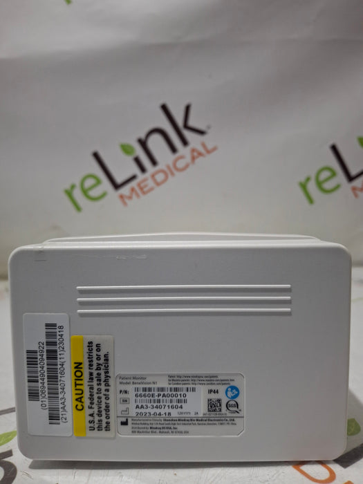 Mindray Benevision N1 Nellcor Transport Monitor