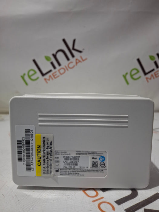 Mindray Benevision N1 Nellcor Transport Monitor