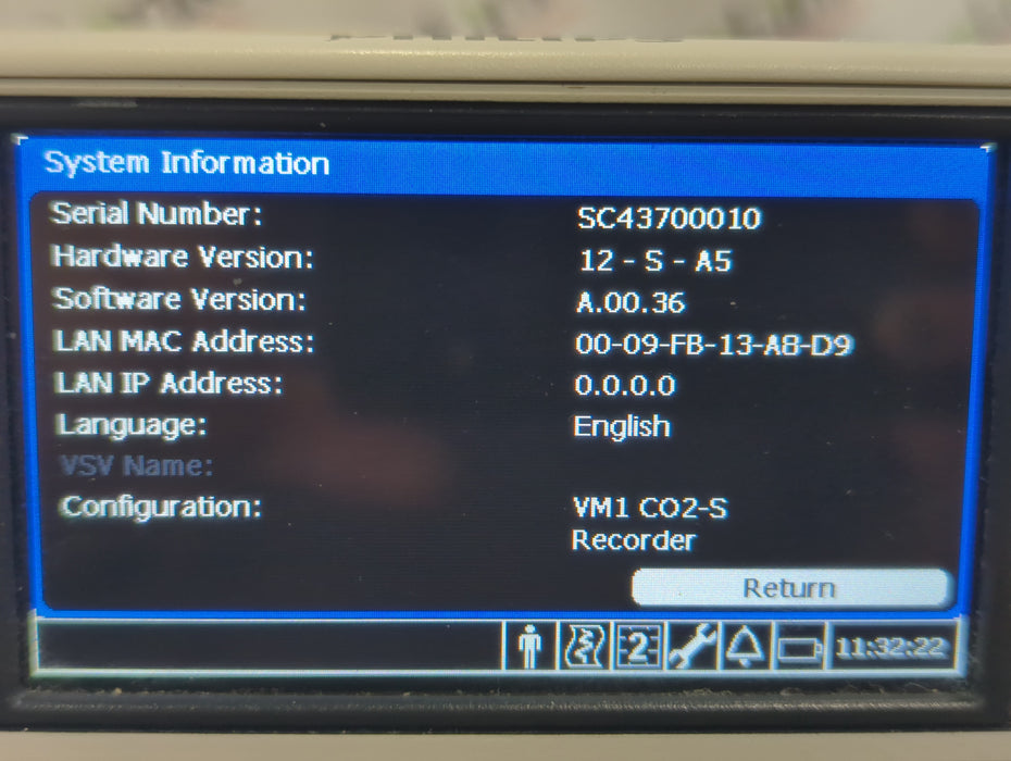 Philips SureSigns VM1 Patient Monitor