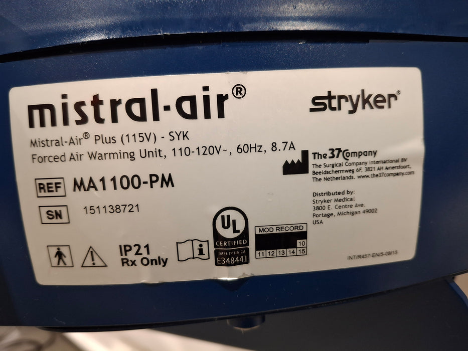 Stryker Mistral-Air Forced Air Warming System
