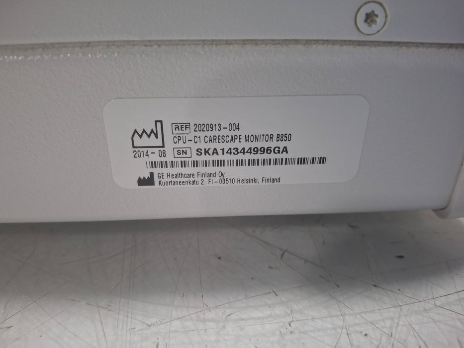GE Healthcare Carescape B850 CPU Unit