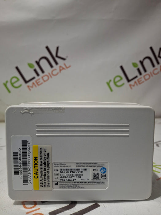 Mindray Benevision N1 Nellcor Transport Monitor