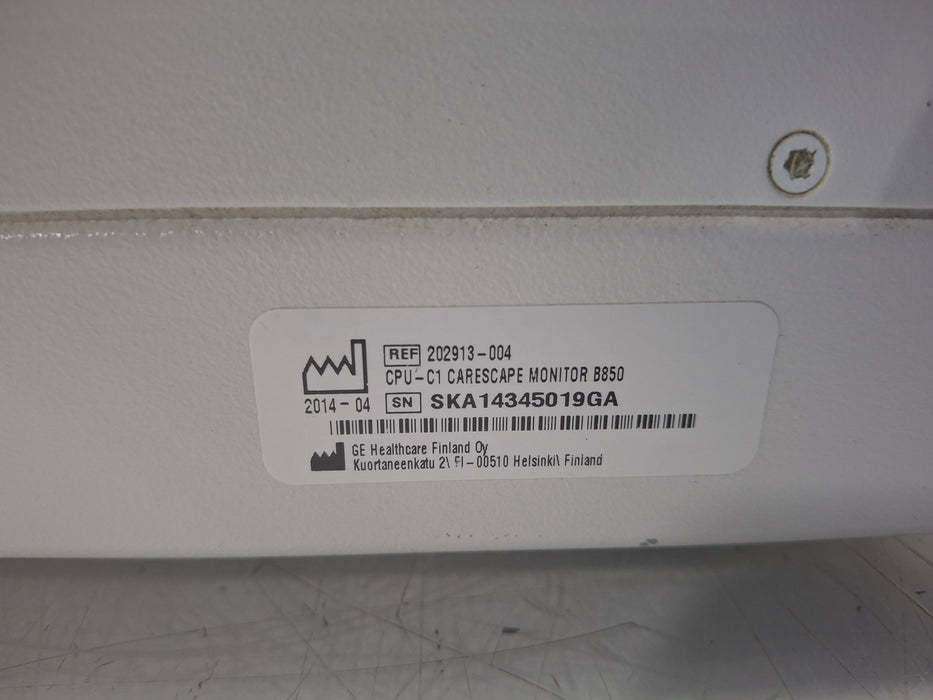 GE Healthcare Carescape B850 CPU Unit