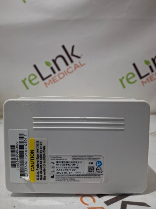 Mindray Benevision N1 Nellcor Transport Monitor