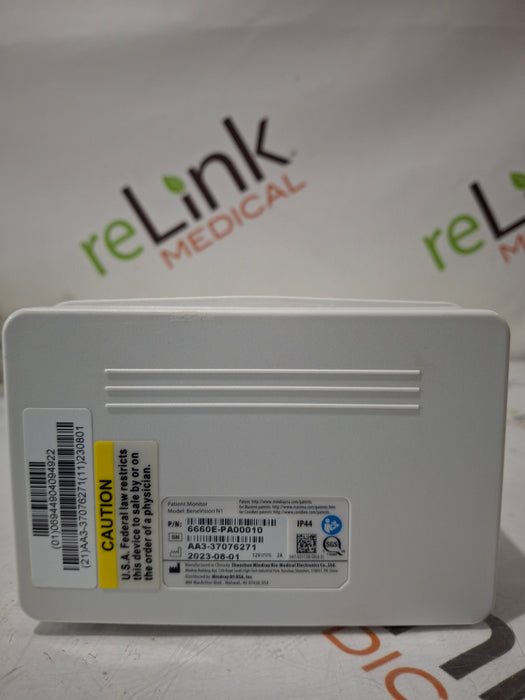 Mindray Benevision N1 Nellcor Transport Monitor