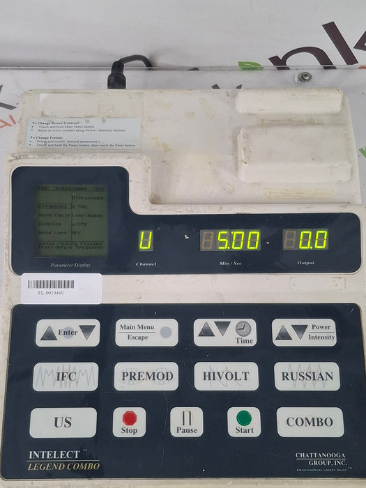 Chattanooga Group Intelect Legend Combo Stim Ultrasound System