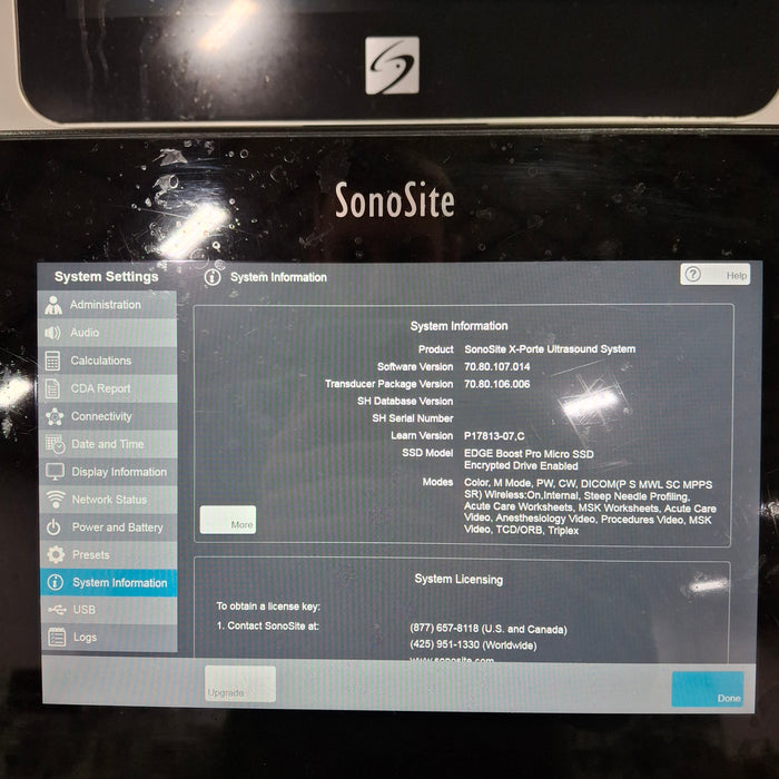 Sonosite X-Porte Ultrasound