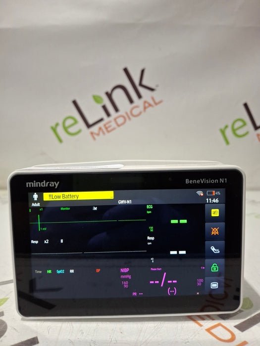 Mindray Benevision N1 Nellcor Transport Monitor