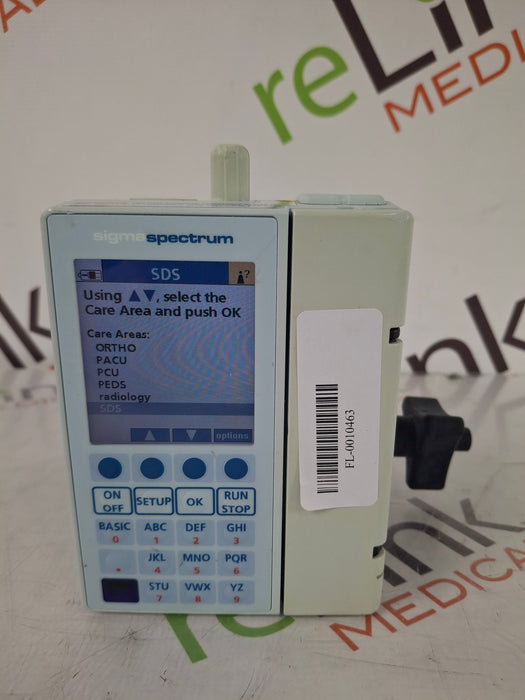 Baxter Sigma Spectrum with B/G Battery Infusion Pump