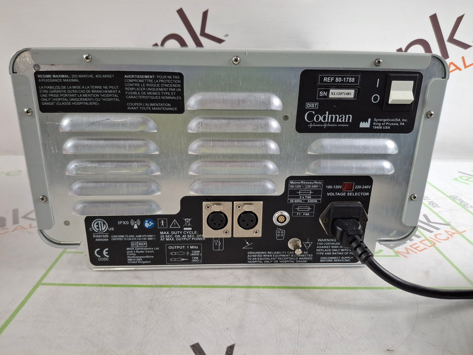 Codman Malis CMC V Bipolar Electrosurgical Unit