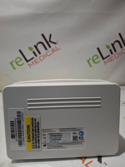Mindray Benevision N1 Nellcor Transport Monitor